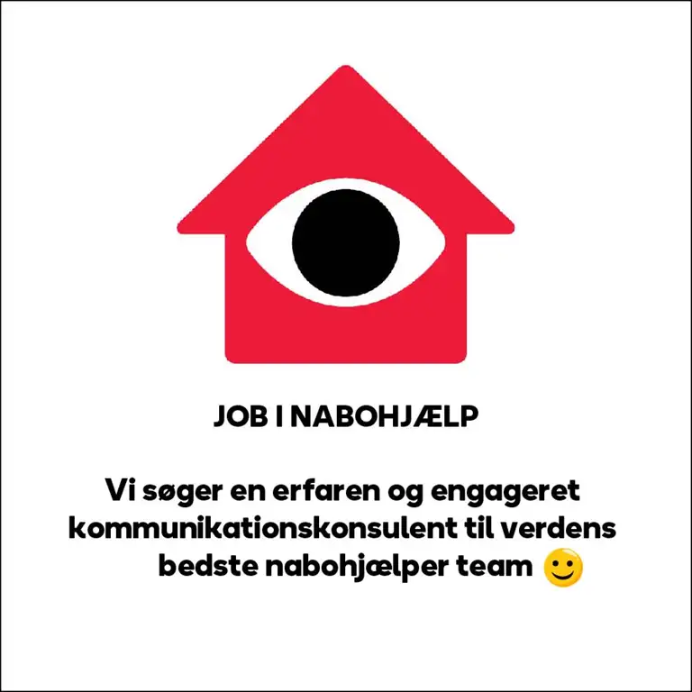 Job i Nabohjælp - vi søger en dygtig og engageret kommunikationskonsulent til Nabohjælp