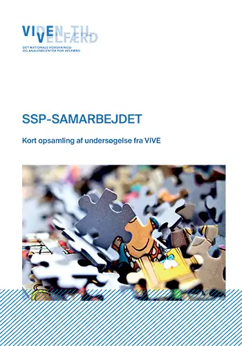 SSP-samarbejdet. Forside af folder